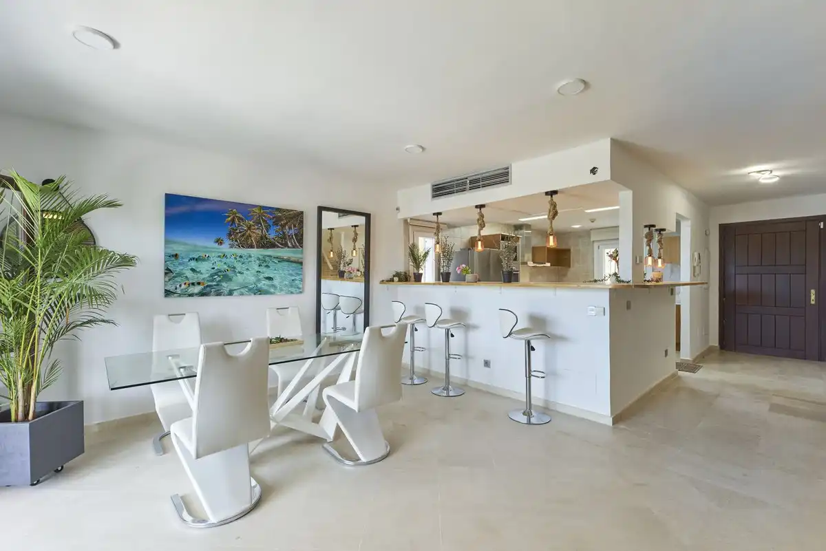 Dining room of Detached homes for sale in Marbella  with Air Conditioner, Private garden and Terrace