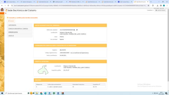 Terreno residencial en Venta en Calle Martínez Luján en Los Hinojosos