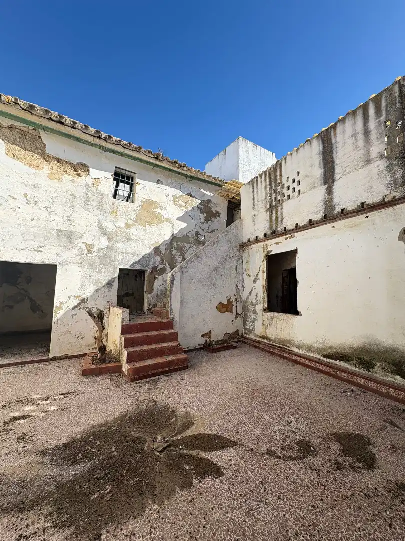 Vista exterior de Casa adosada en venta en Carmona con Terraza