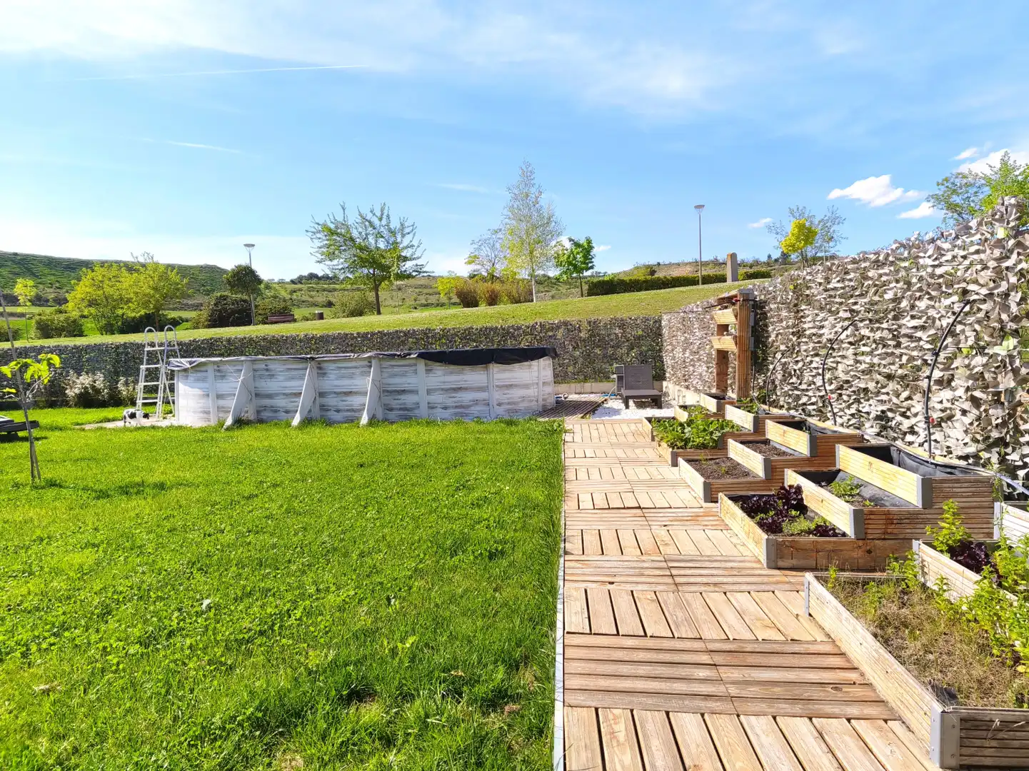 Terraza de Casa o chalet en venta en Viana con Aire acondicionado, Calefacción y Jardín privado