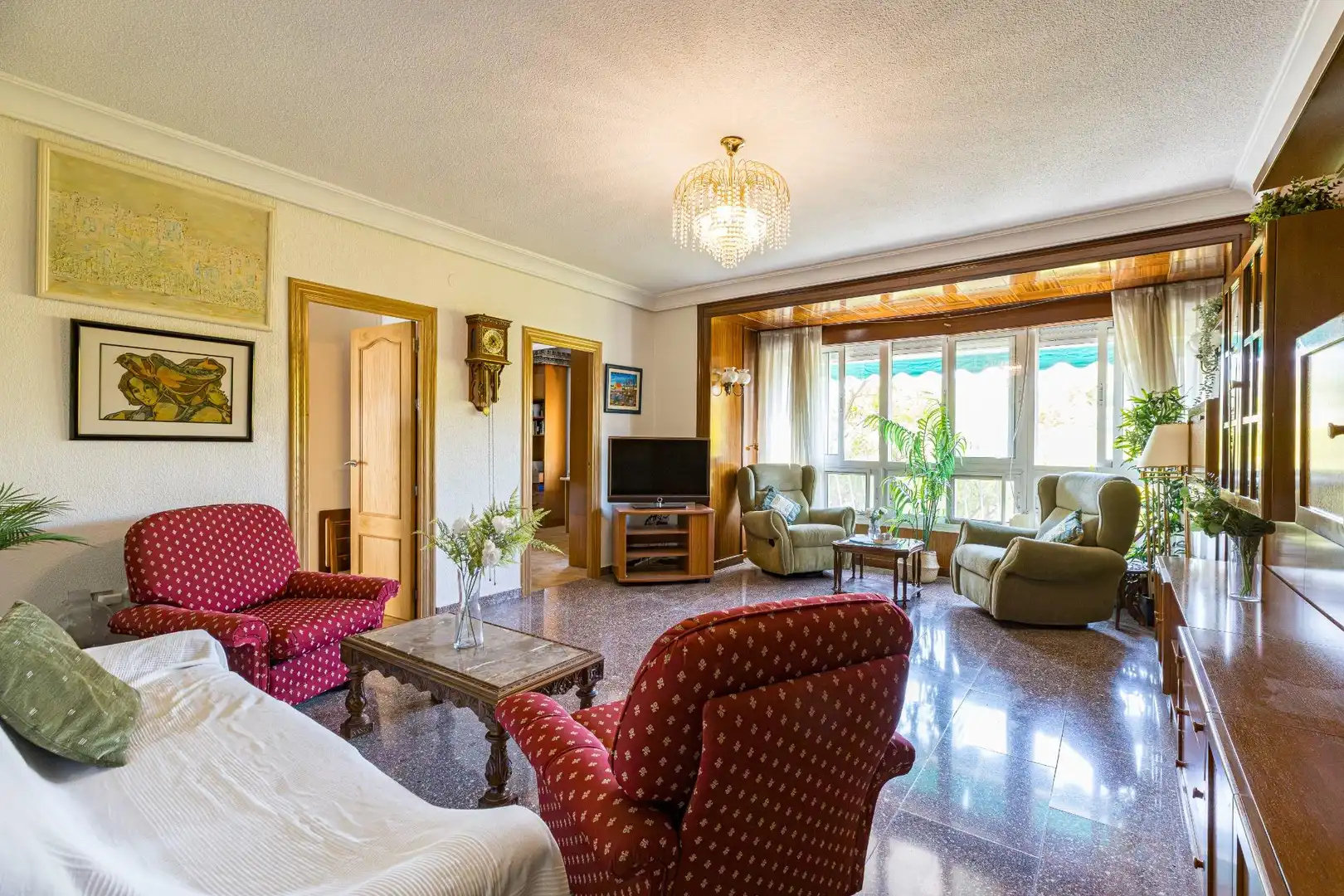 Living room of Flat for sale in Murcia  with Furnished