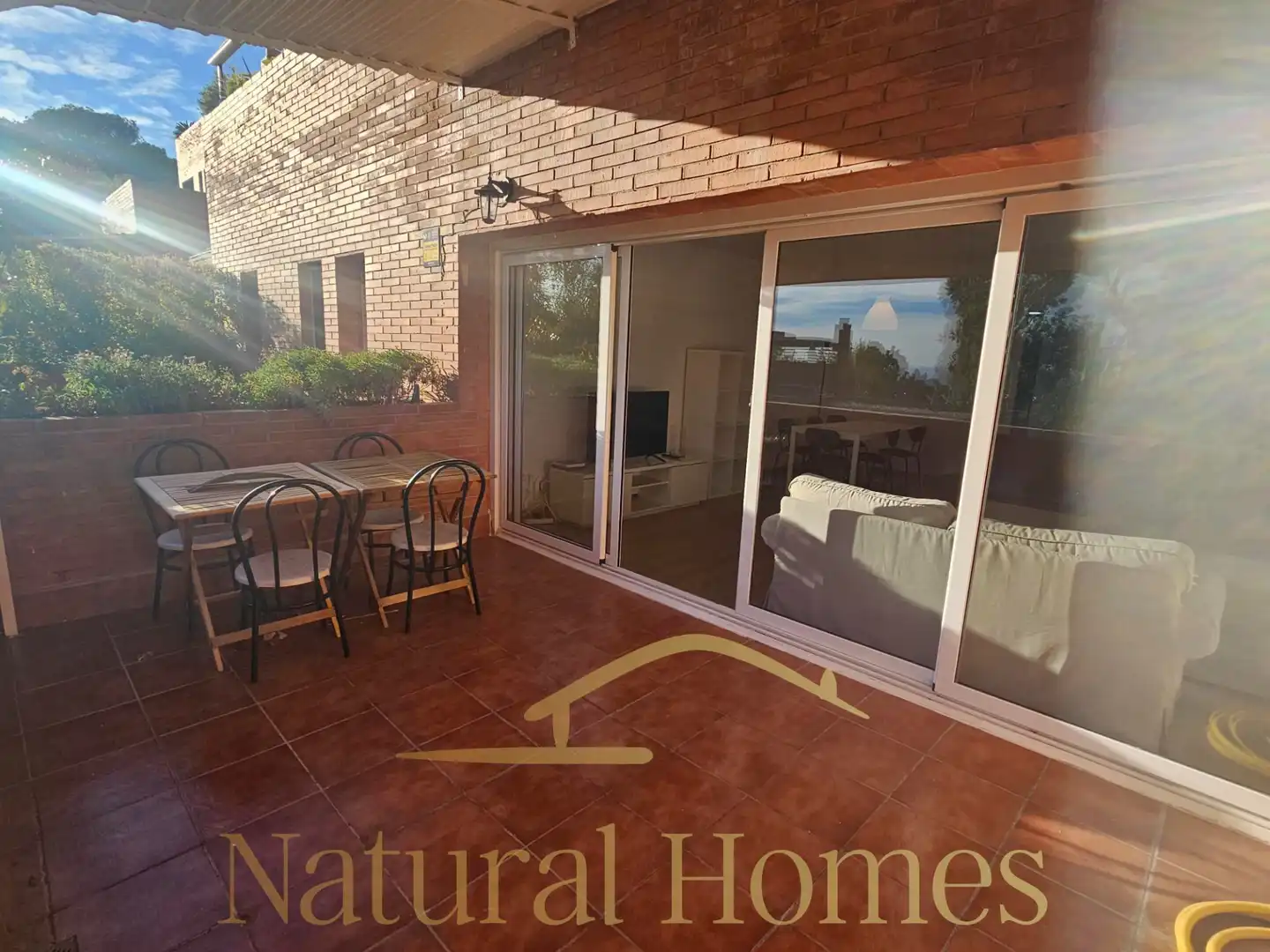 Terrace of Flat for rent in Sant Vicenç de Montalt  with Heating, Parquet flooring and Terrace