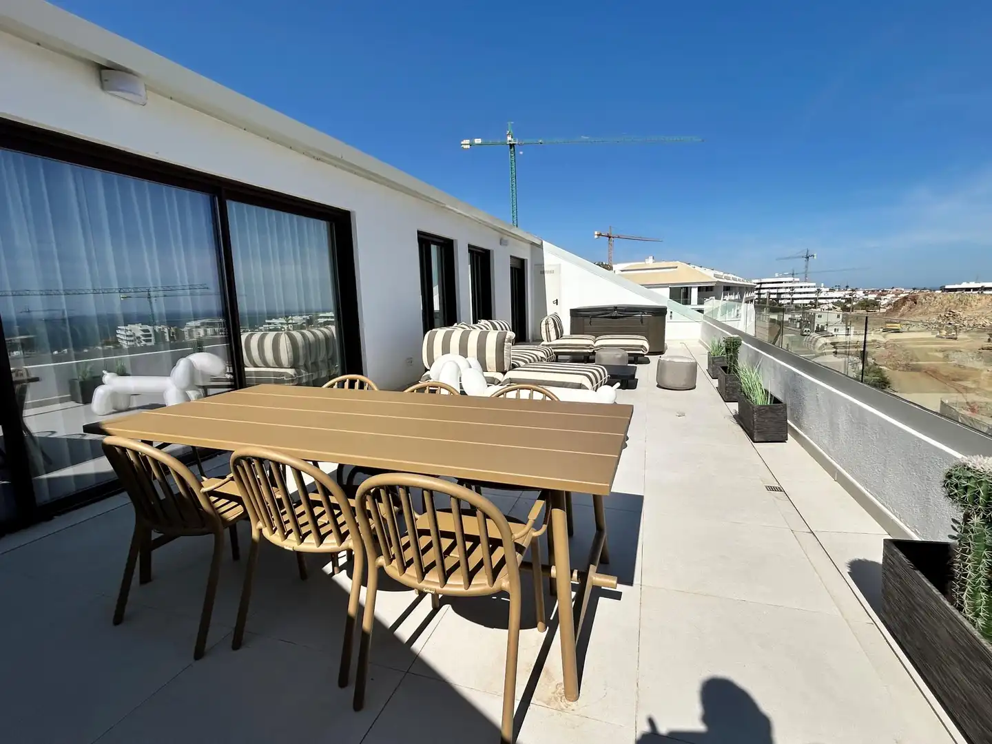 Terrasse von Dachboden zum Verkauf in Fuengirola mit Gemeinschaftspool