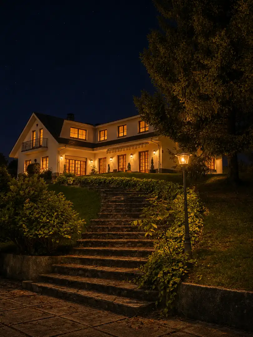Exterior view of Houses for sale in Sariego  with Heating, Private garden and Parquet flooring