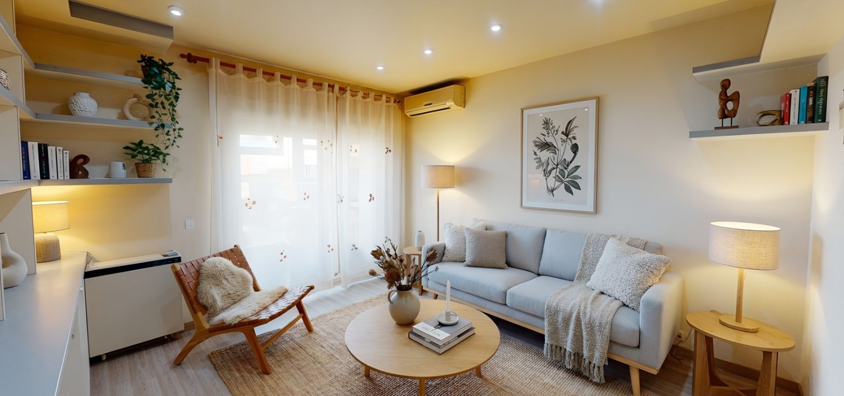 Living room of Flat for sale in Algete  with Air Conditioner, Heating and Terrace