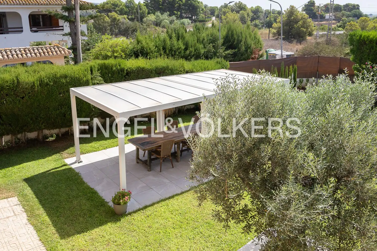 Terrasse von Haus oder Chalet zur Miete in El Puig de Santa Maria mit Klimaanlage, Heizung und Privatgarten