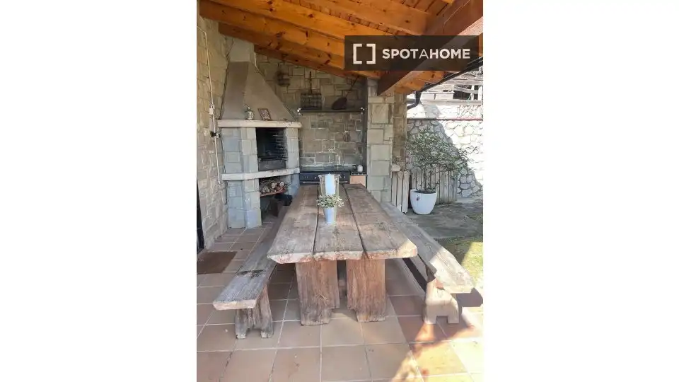 Terrace of Apartments for share in Bigues i Riells del Fai  with Air Conditioner, Terrace and Furnished