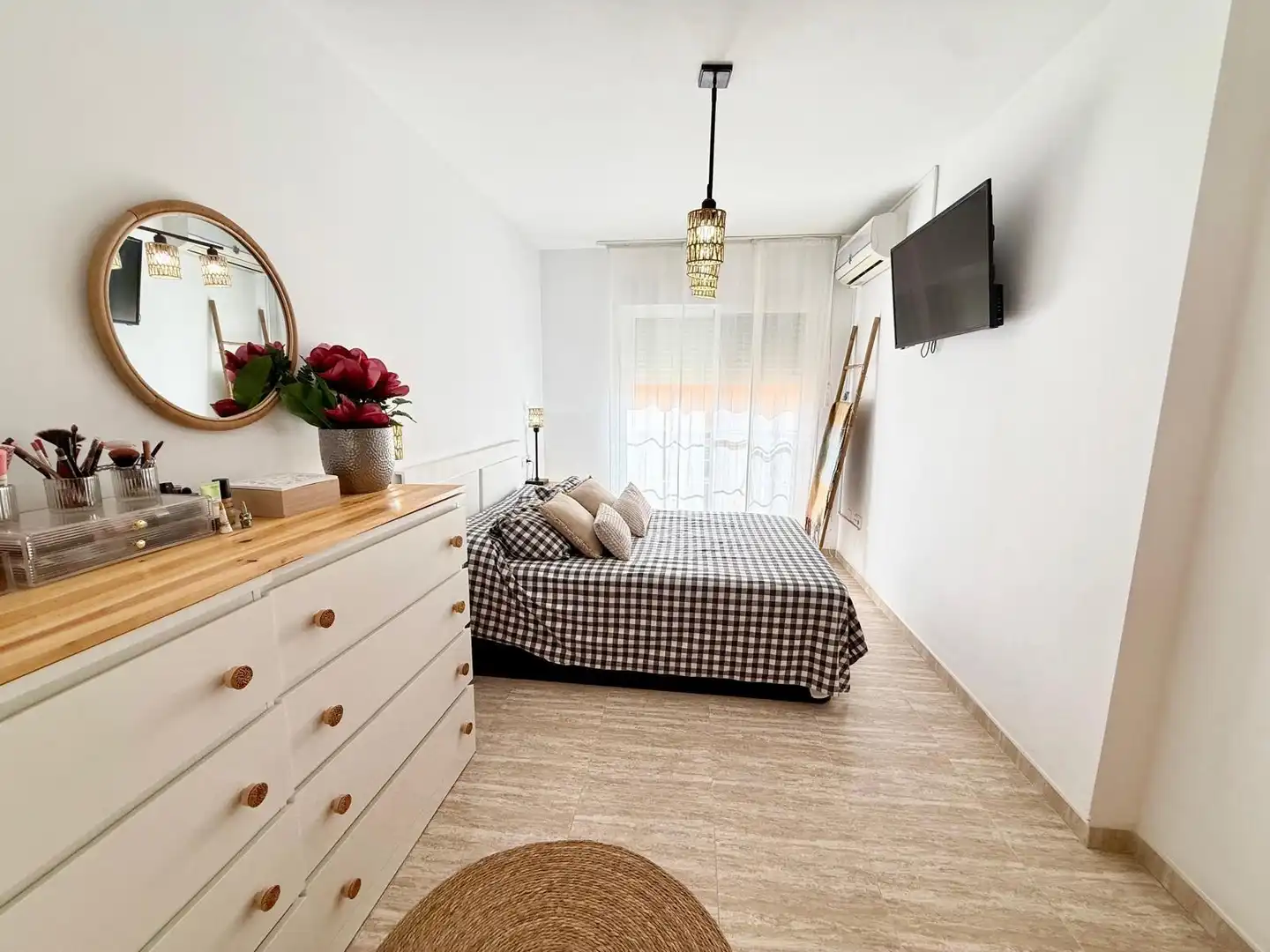 Schlafzimmer von Maisonette zum Verkauf in Vícar mit Klimaanlage, Heizung und Abstellraum