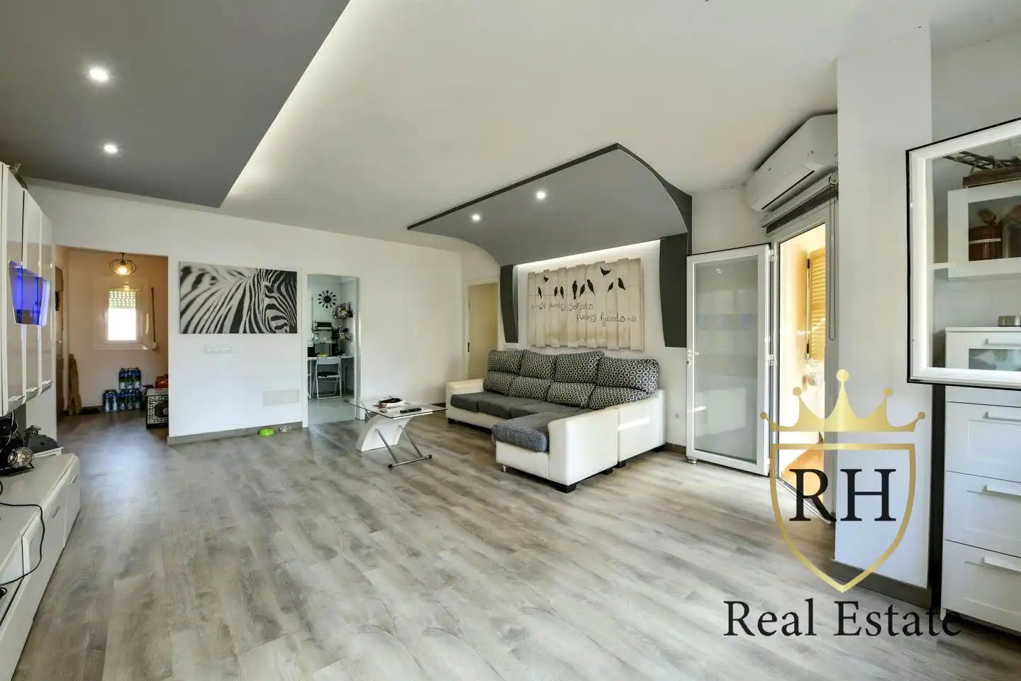 Sala de estar de Apartamento en venta en  Palma de Mallorca con Aire acondicionado, Parquet y Terraza