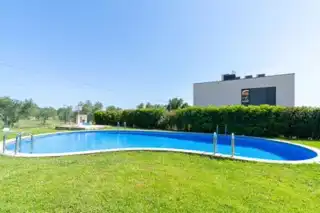 Swimming pool of Flat for sale in Palau-saverdera  with Air Conditioner, Private garden and Terrace
