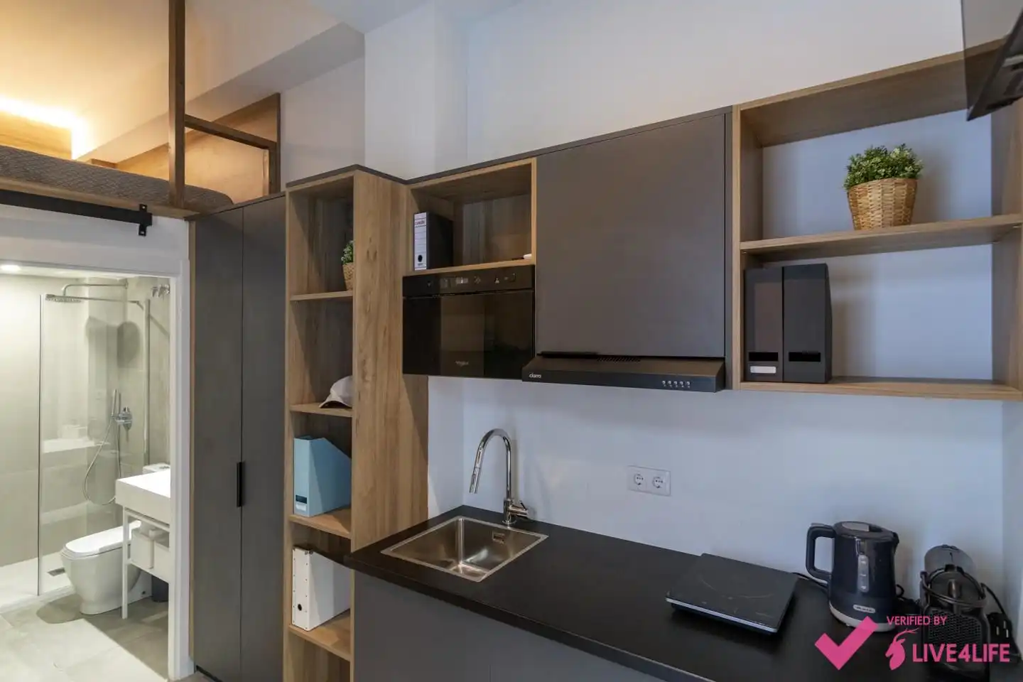 Cuina de Planta baixa per a compartir en Valencia amb Aire condicionat, Calefacció i Moblat