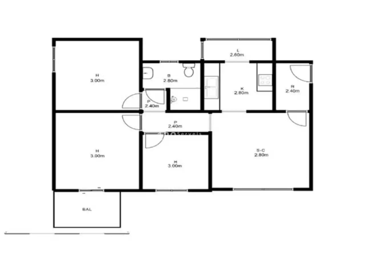 Wohnung zum Verkauf in Calle Palamós, imagen 20