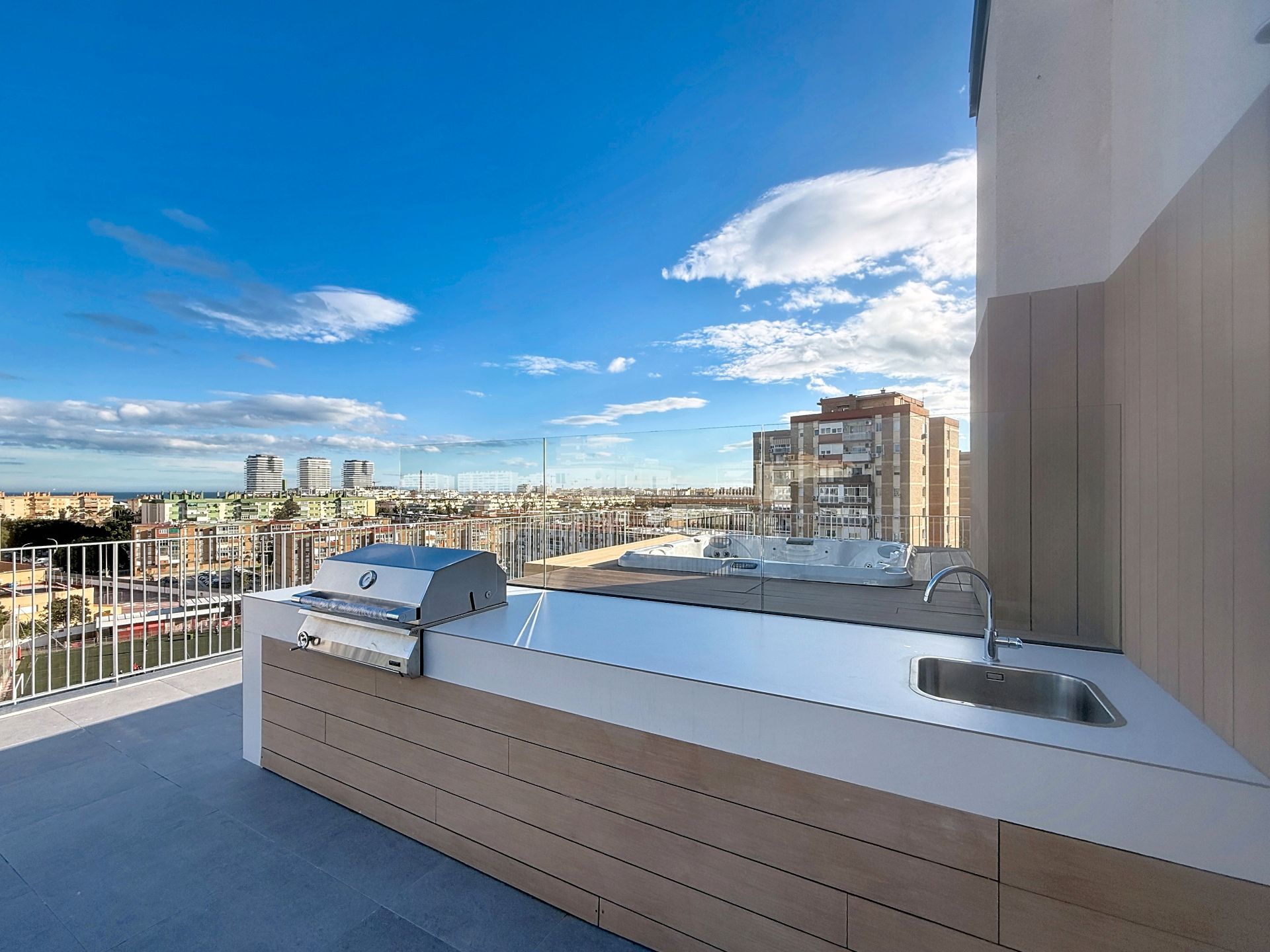 Terraza de Piso de alquiler en Málaga Capital con Terraza