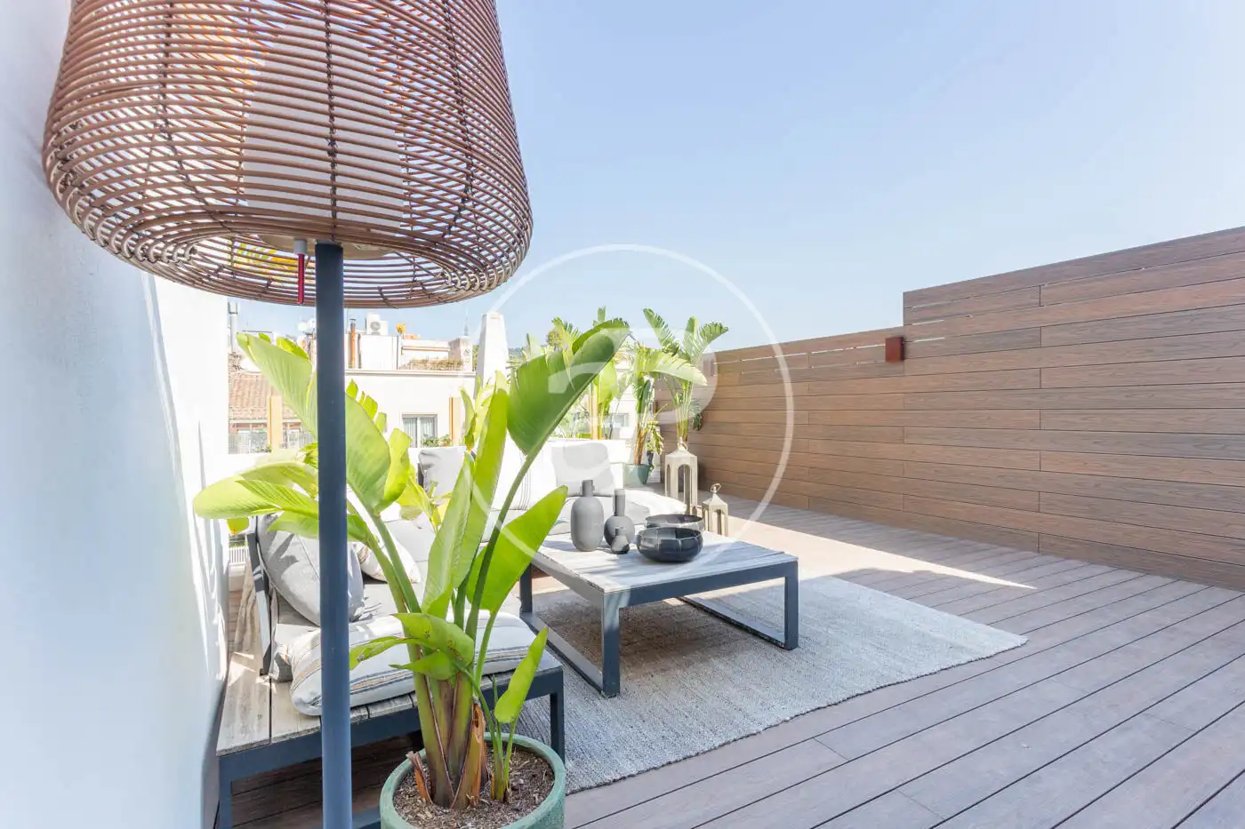 Terraza de Piso de alquiler en Barcelona con Aire acondicionado, Calefacción y Terraza