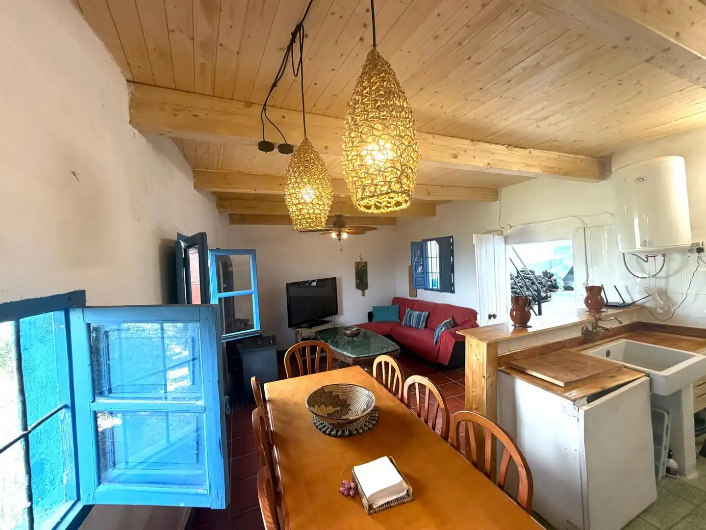 Dining room of Houses for sale in Iznájar  with Terrace and Furnished