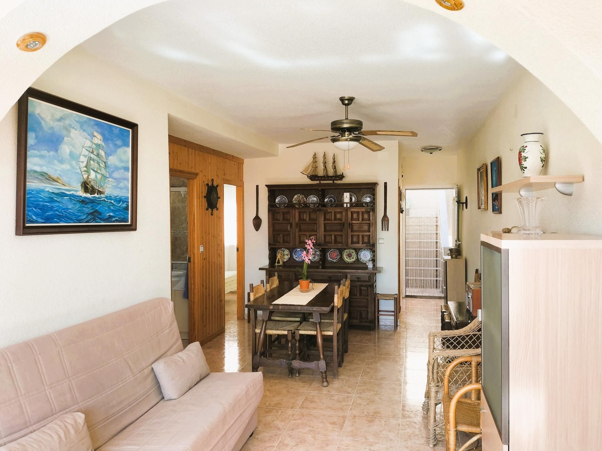 Sala de estar de Apartamento en venta en Cartagena con Calefacción y Terraza