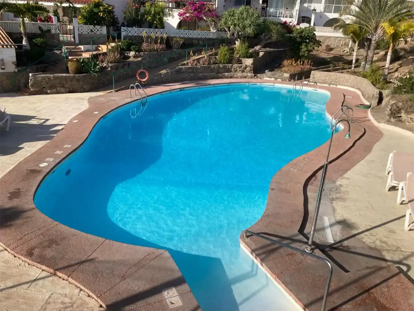Swimming pool of Flat for rent in Mogán  with Furnished, Oven and Washing machine