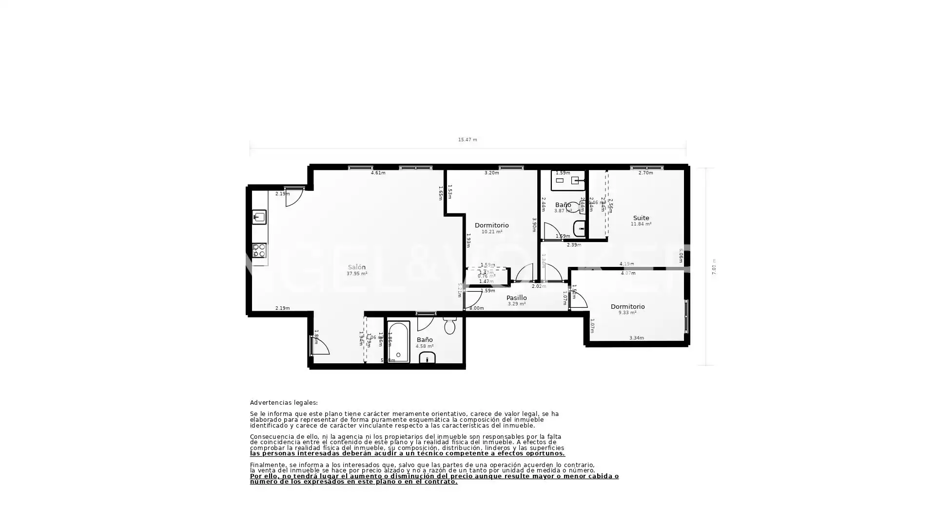 Wohnung zum Verkauf in Valencia mit Klimaanlage, Heizung und Privatgarten
