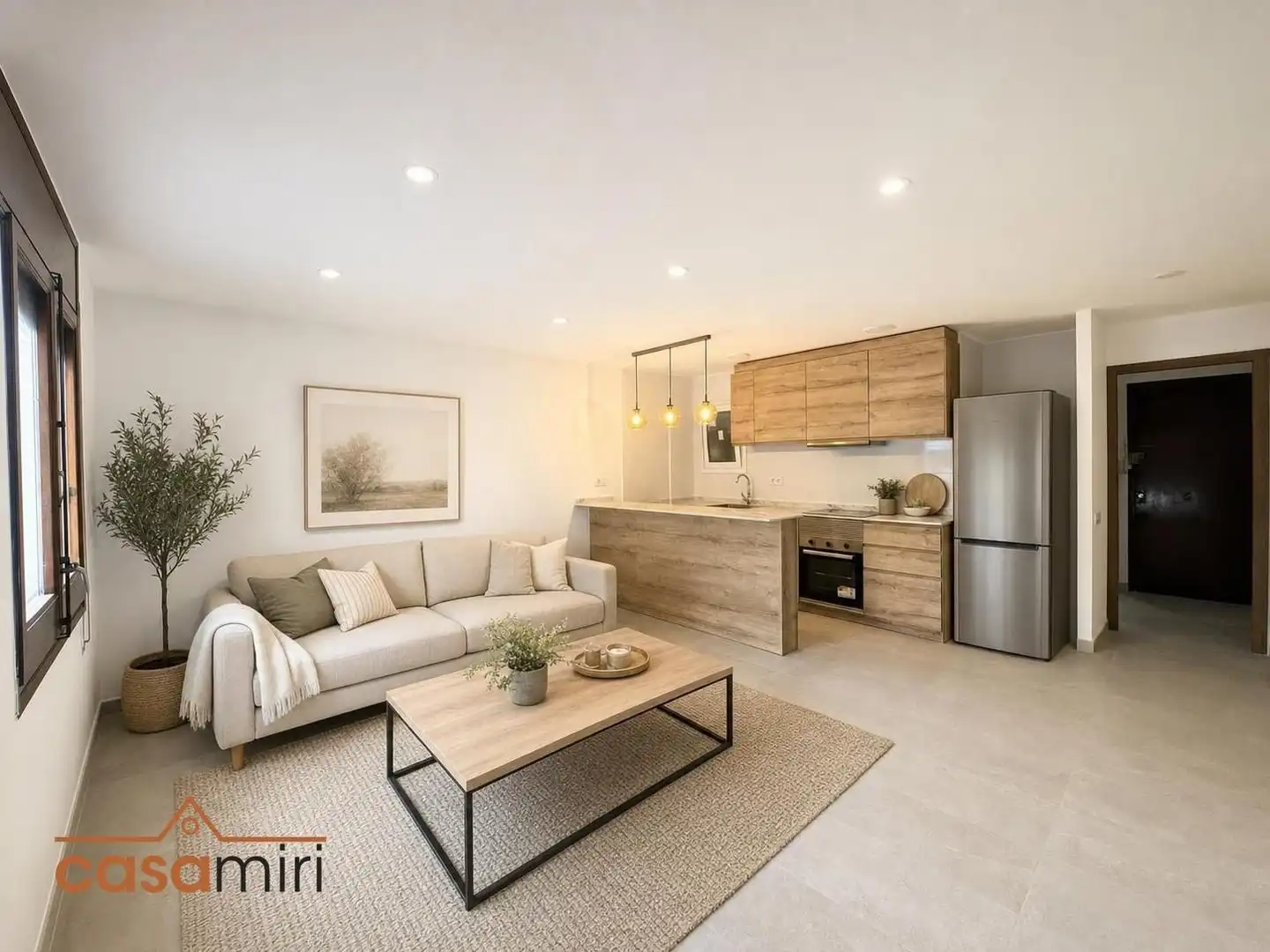 Sala de estar de Piso en venta en Canet de Mar con Aire acondicionado y Calefacción