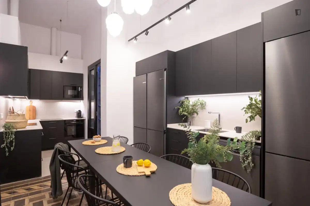 Cuina de Casa o xalet per a compartir en Gràcia