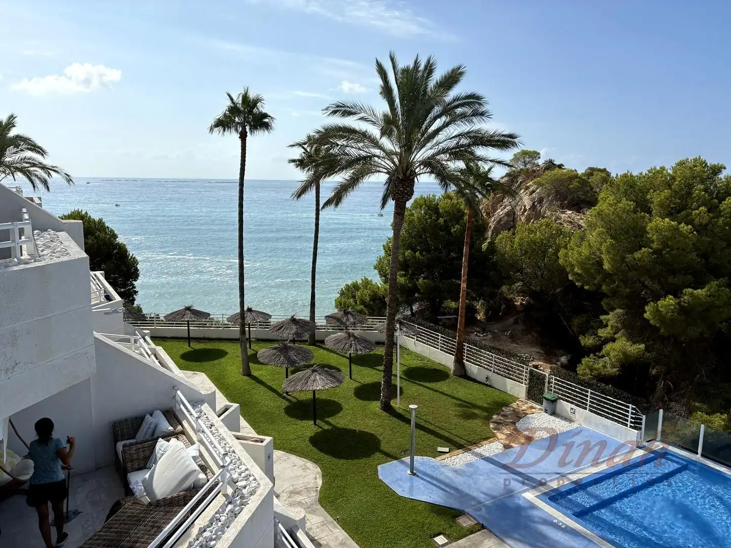 Garten von Wohnungen zur Miete in Altea mit Klimaanlage, Heizung und Möbliert