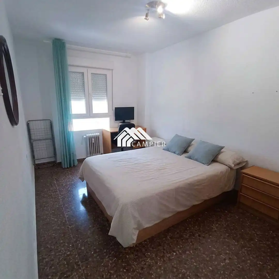 Schlafzimmer von Wohnung zum Verkauf in Albacete mit Heizung, Möbliert und Balkon