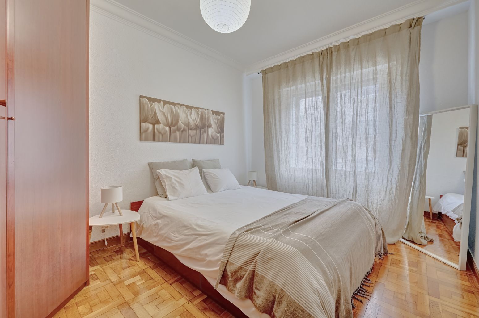 Bedroom of Flat for sale in  Pamplona / Iruña  with Parquet flooring and Balcony
