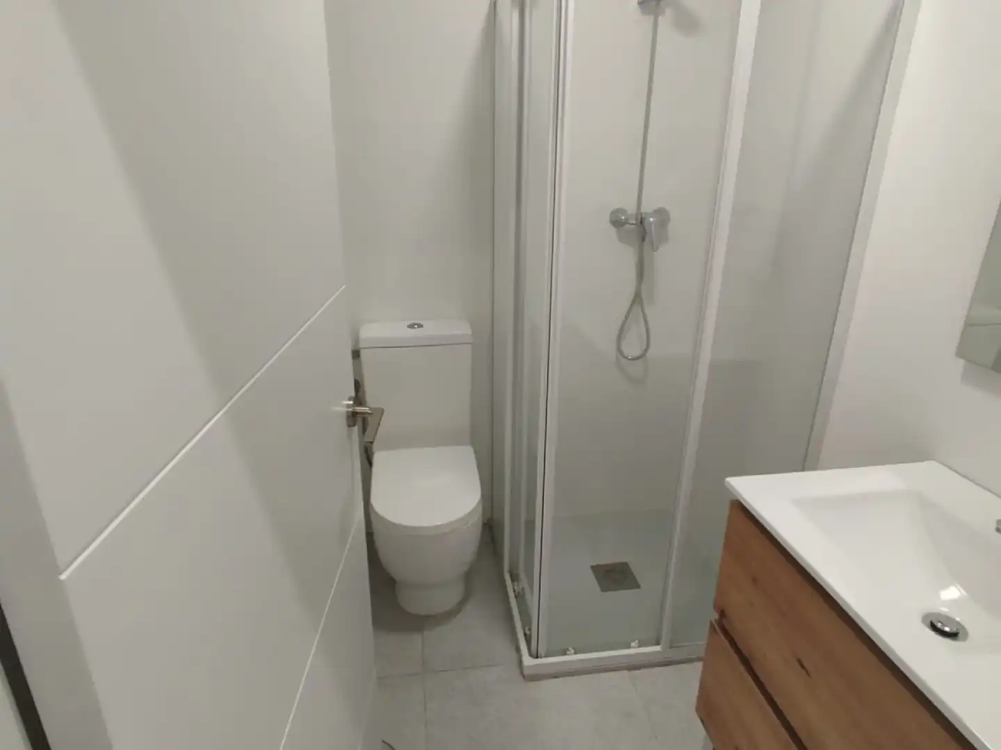Bany de Apartament de lloguer en Murcia amb Aire condicionat, Moblat i Rentadora