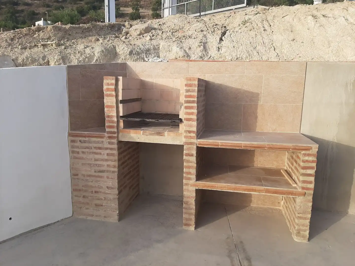 Terraza de Finca rústica de alquiler en El Gastor con Aire acondicionado, Terraza y Piscina