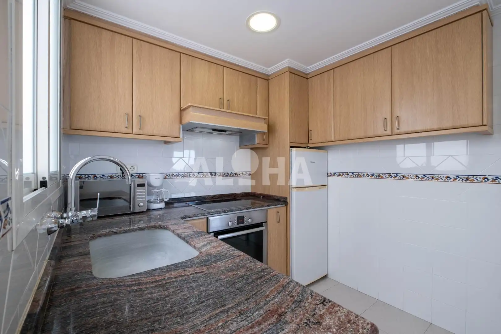Kitchen of Apartments for rent in Alfara del Patriarca  with Air Conditioner, Terrace and Furnished