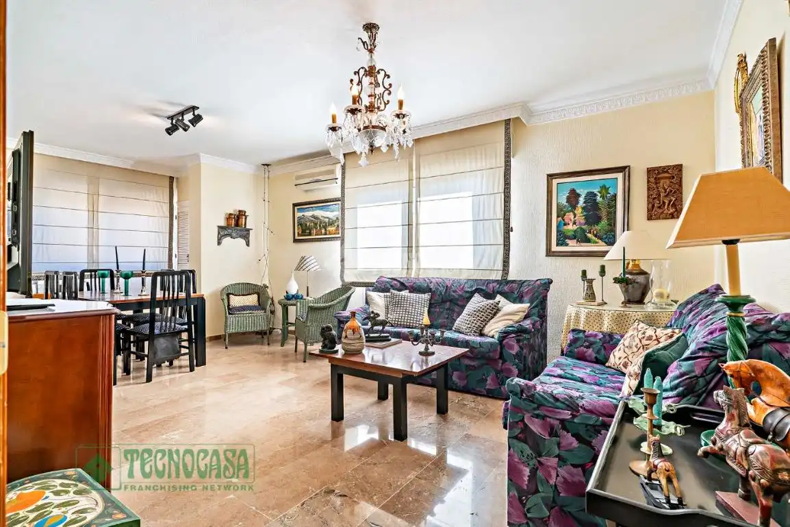 Living room of Flat for sale in Roquetas de Mar  with Air Conditioner, Heating and Terrace