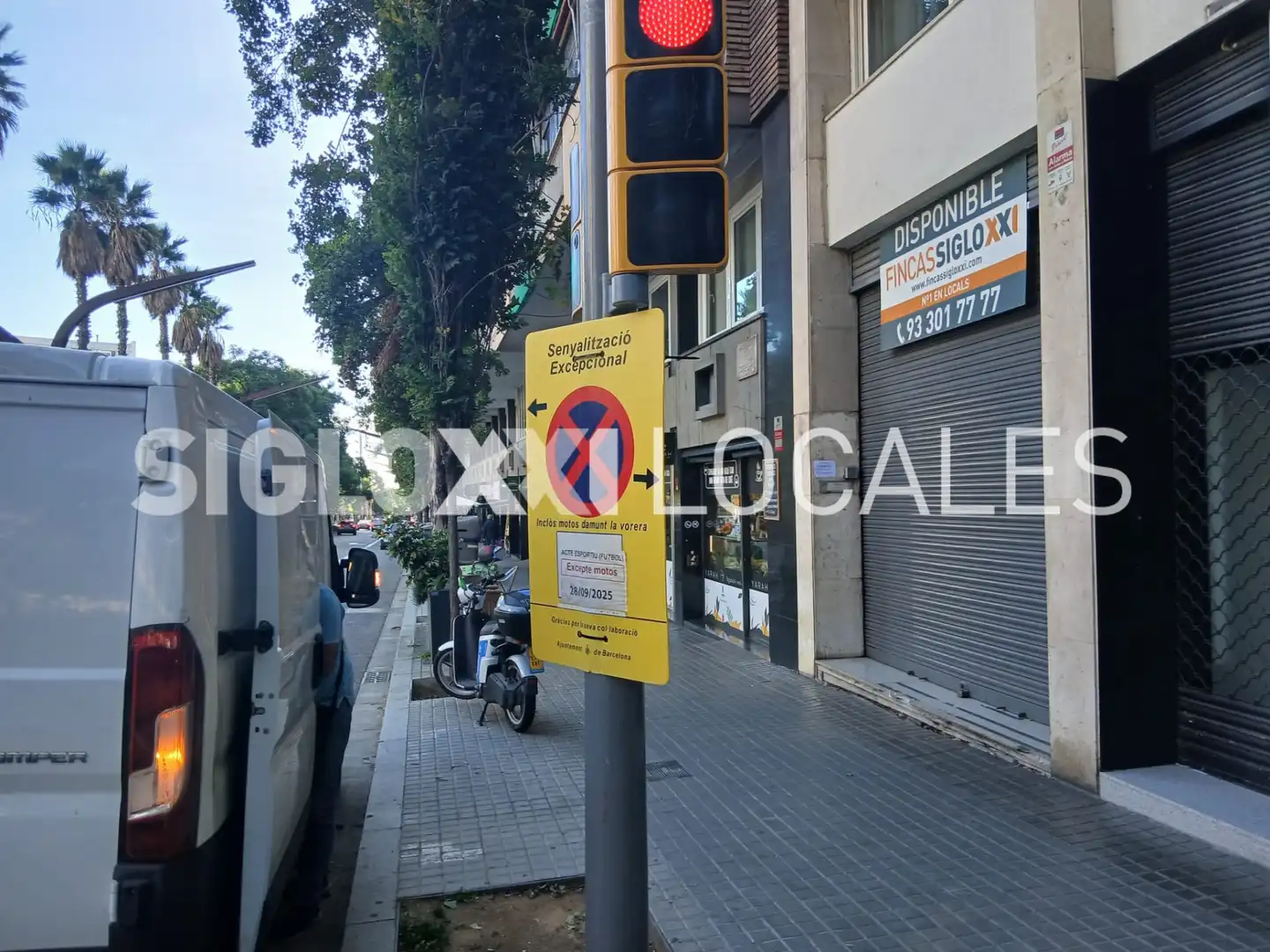 Vista exterior de Local de lloguer en Barcelona