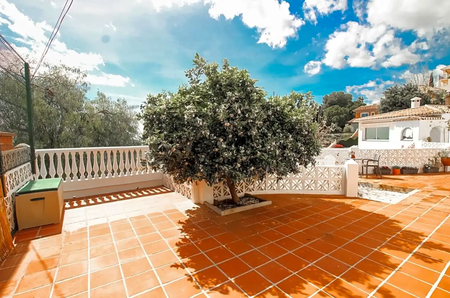 Terraza de Casa o chalet en venta en Benalmádena con Aire acondicionado, Jardín privado y Terraza