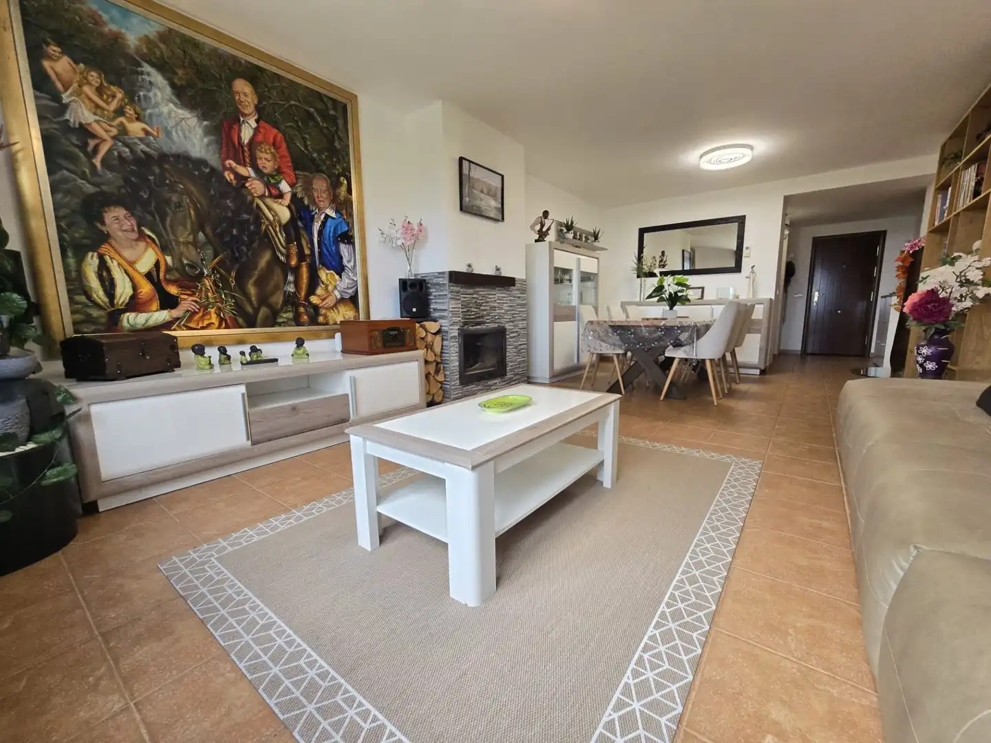 Sala d'estar de Apartament en venda en Sojuela amb Calefacció, Jardí privat i Terrassa