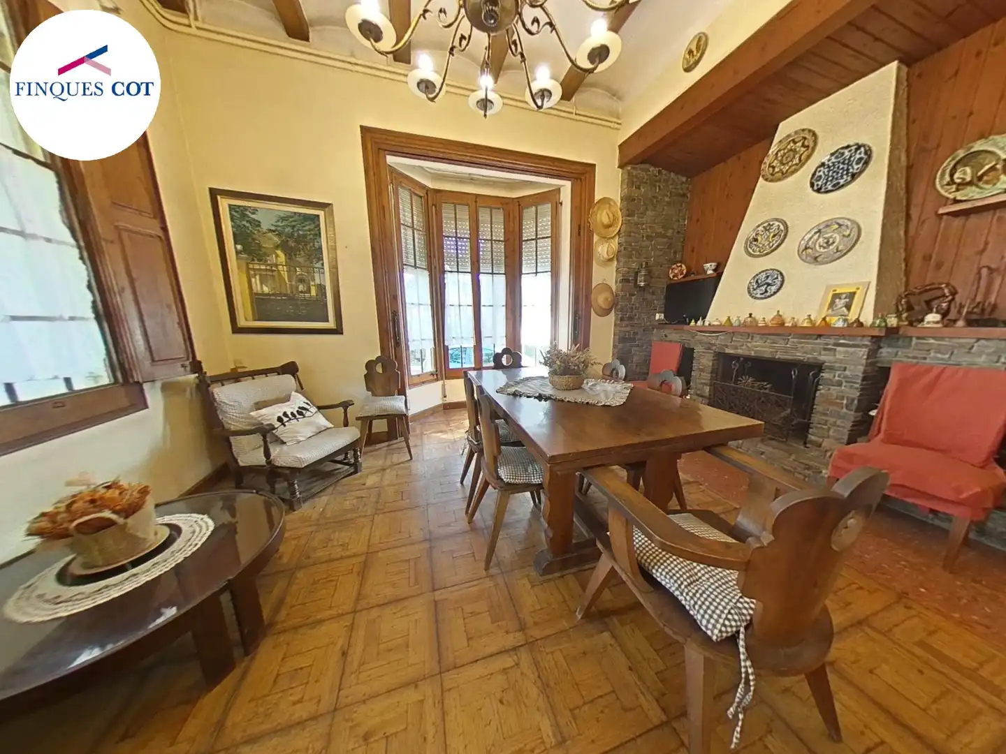 Esszimmer von Haus oder Chalet zum Verkauf in Cardedeu mit Heizung, Möbliert und Balkon