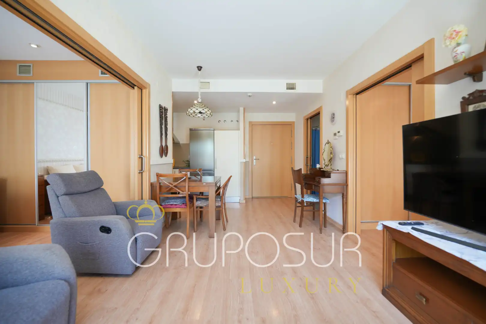 Sala de estar de Piso en venta en Valladolid con Calefacción, Jardín privado y Parquet