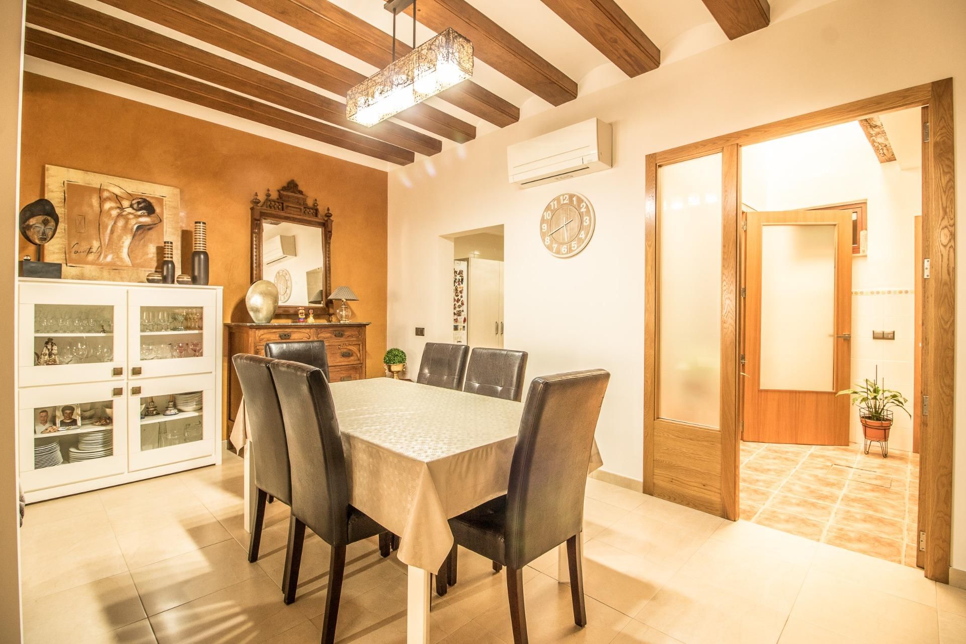 Dining room of House or chalet for sale in Carlet  with Air Conditioner, Heating and Terrace