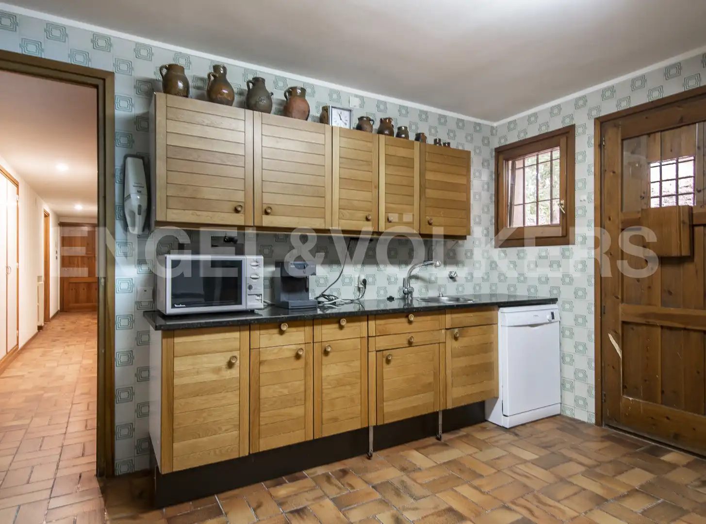Küche von Country house zum Verkauf in La Garriga mit Heizung und Schwimmbad