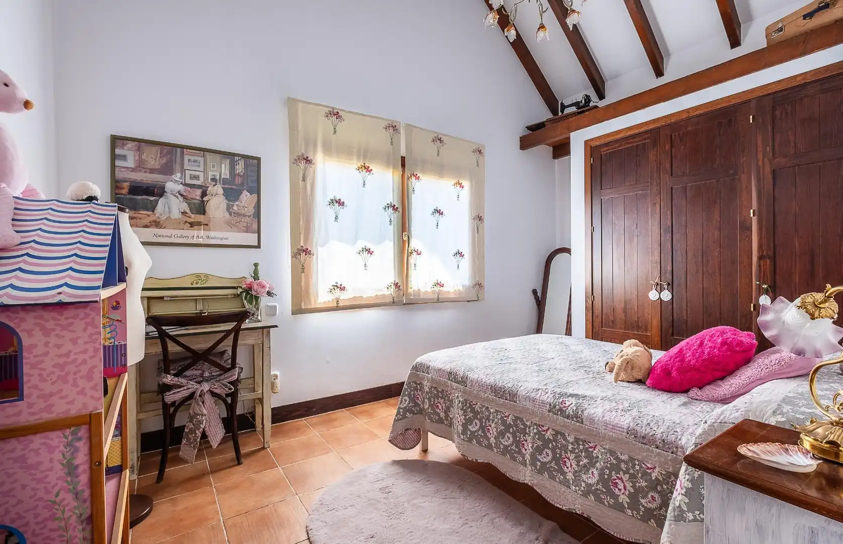 Dormitori de Casa o xalet en venda en Guadarrama amb Aire condicionat, Calefacció i Jardí privat