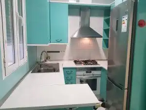 Küche von Wohnung zur Miete in Madrid mit Klimaanlage, Heizung und Möbliert