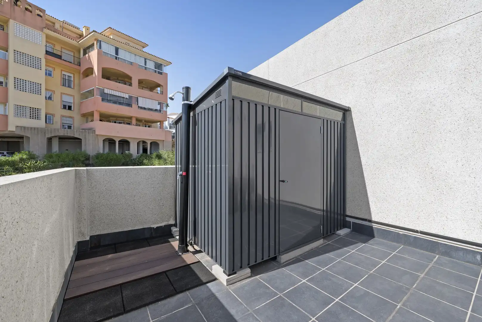 Exterior view of Attic for sale in Mijas  with Air Conditioner, Terrace and Swimming Pool