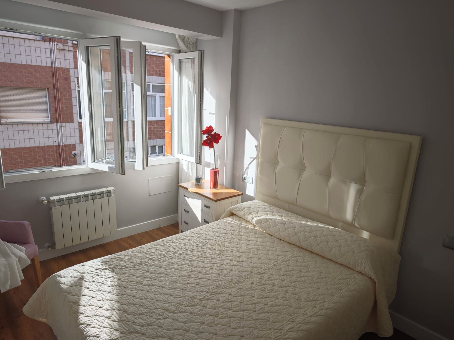 Bedroom of Flat for sale in Gijón   with Heating
