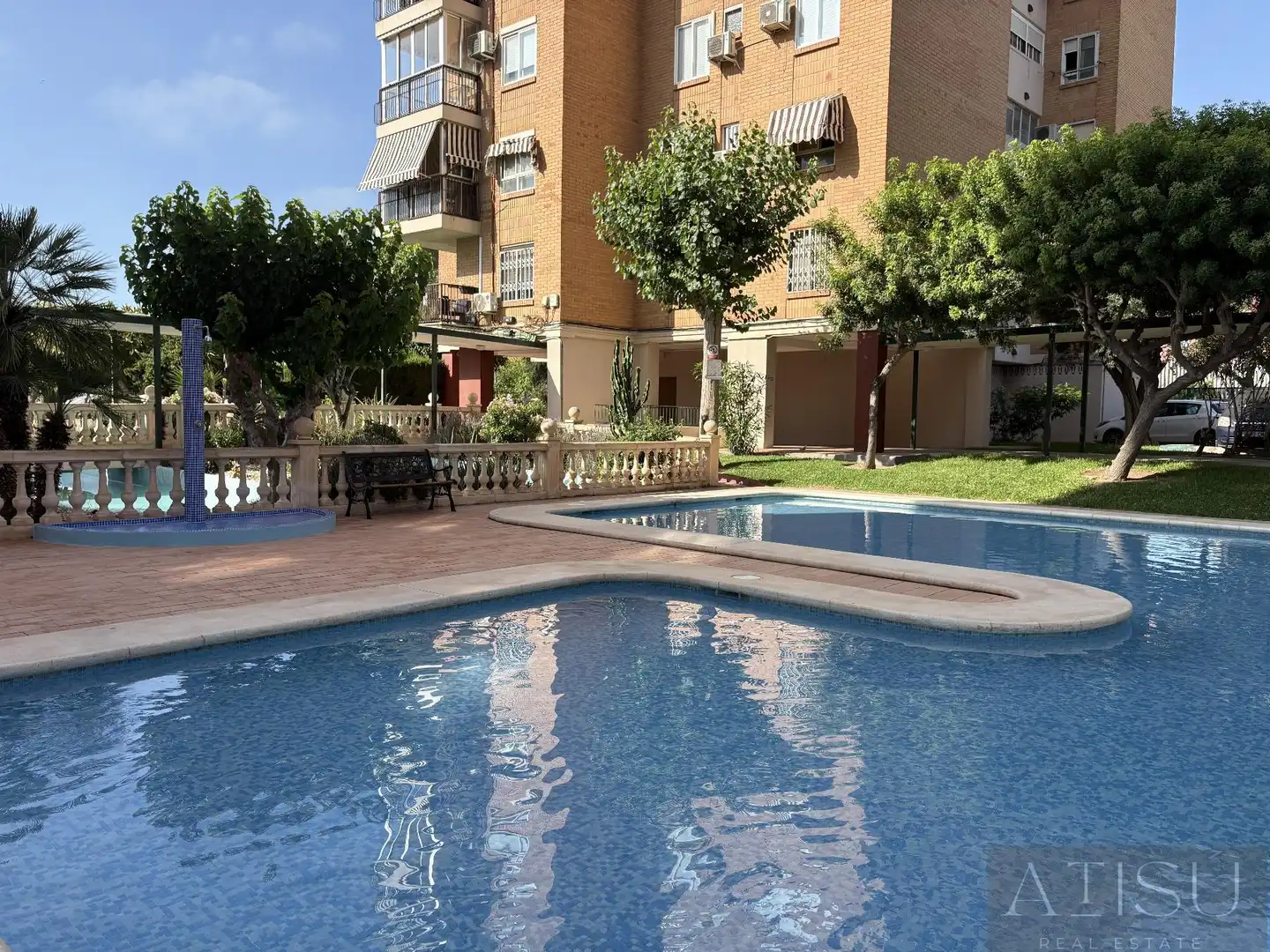 Swimming pool of Flat for sale in El Campello  with Air Conditioner, Heating and Terrace