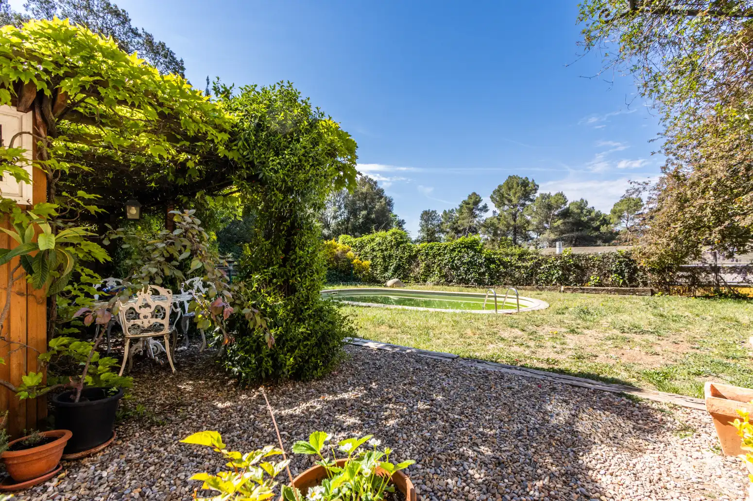 Garden of Houses for sale in Matadepera  with Heating and Swimming Pool