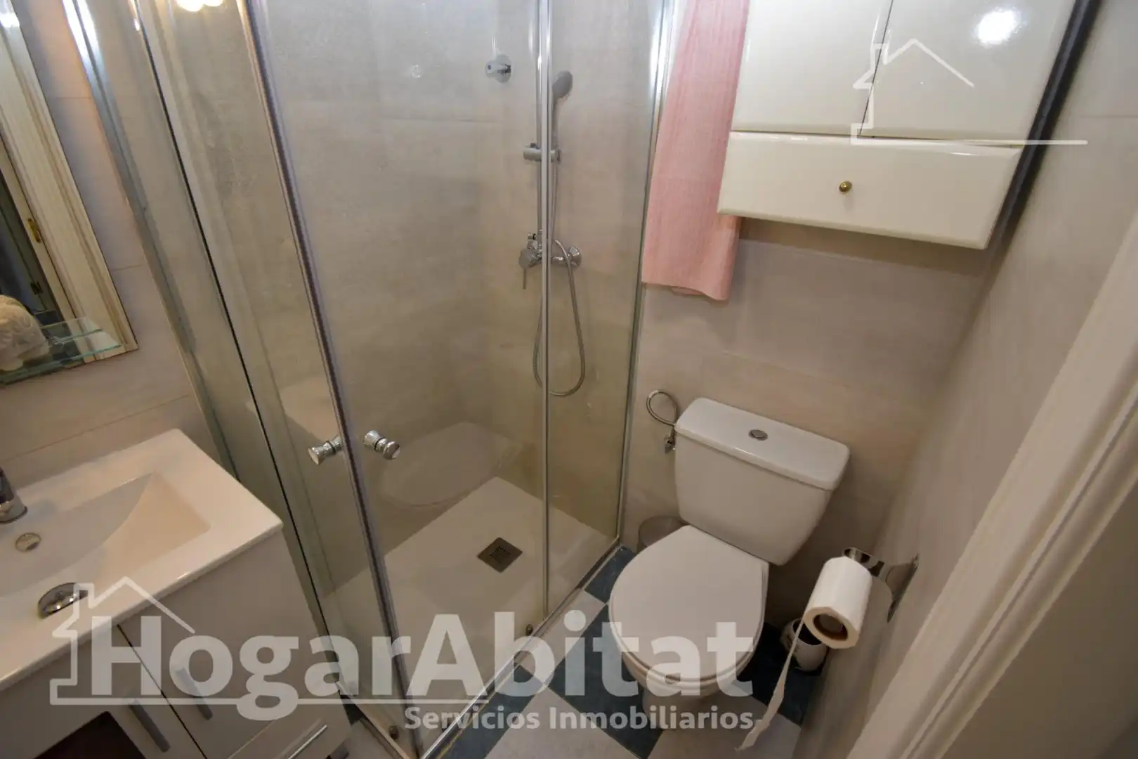 Baño de Apartamento en venta en Oropesa del Mar / Orpesa con Aire acondicionado, Calefacción y Jardín privado