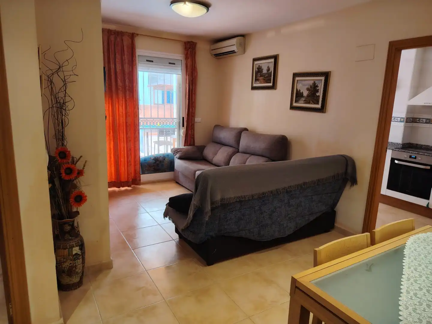 Wohnzimmer von Wohnung zum Verkauf in Canet d'En Berenguer mit Klimaanlage, Heizung und Terrasse