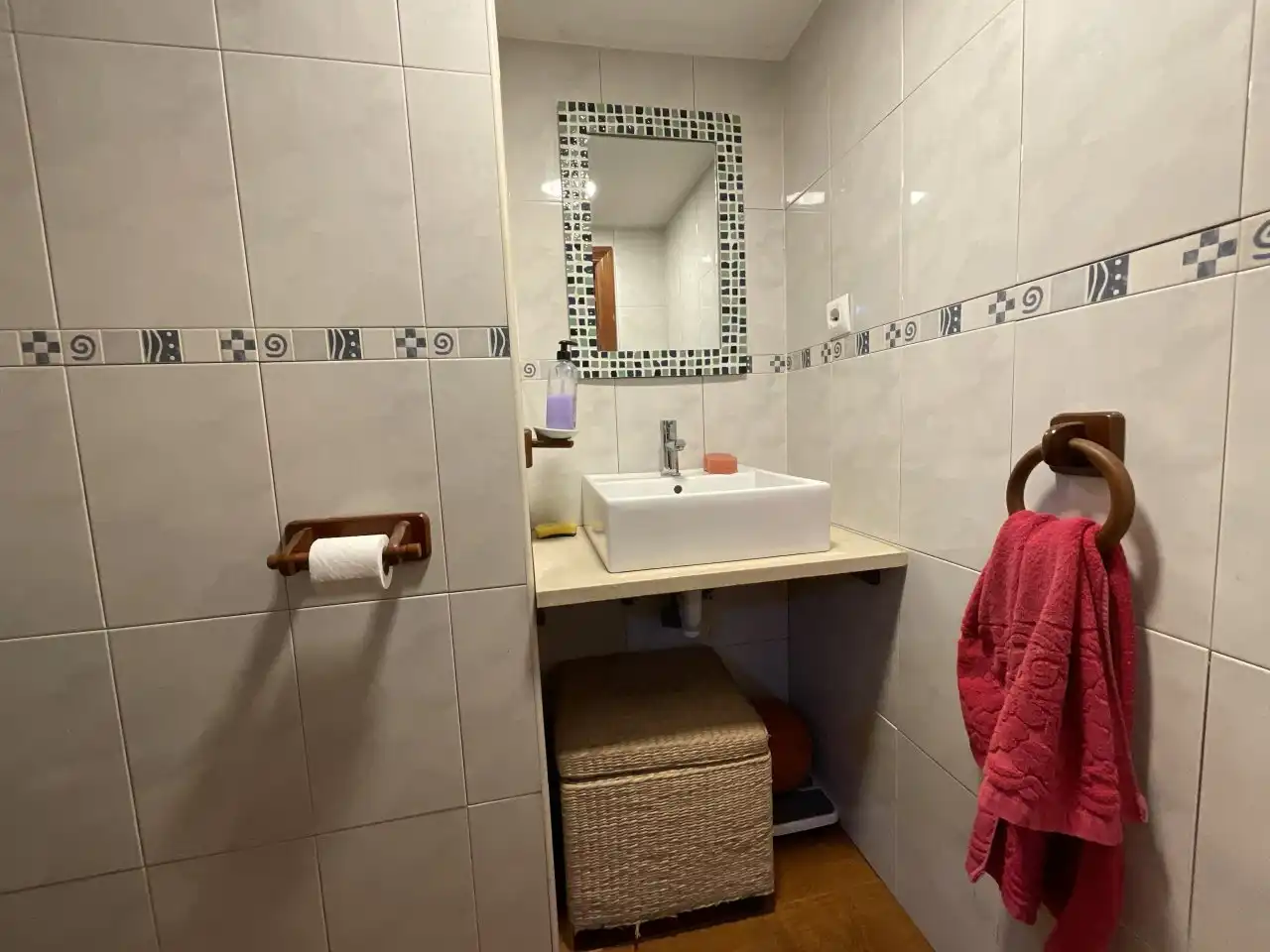 Badezimmer von Country house zum Verkauf in Ibrillos mit Heizung, Parkett und Terrasse