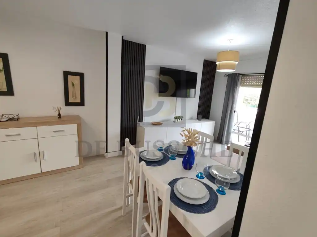 Comedor de Apartamento en venta en Pilar de la Horadada con Aire acondicionado, Piscina y Amueblado
