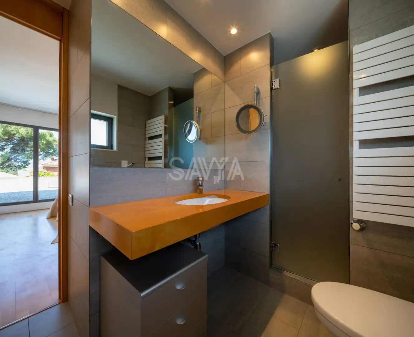 Bathroom of Houses for sale in Sant Just Desvern  with Air Conditioner, Heating and Parquet flooring