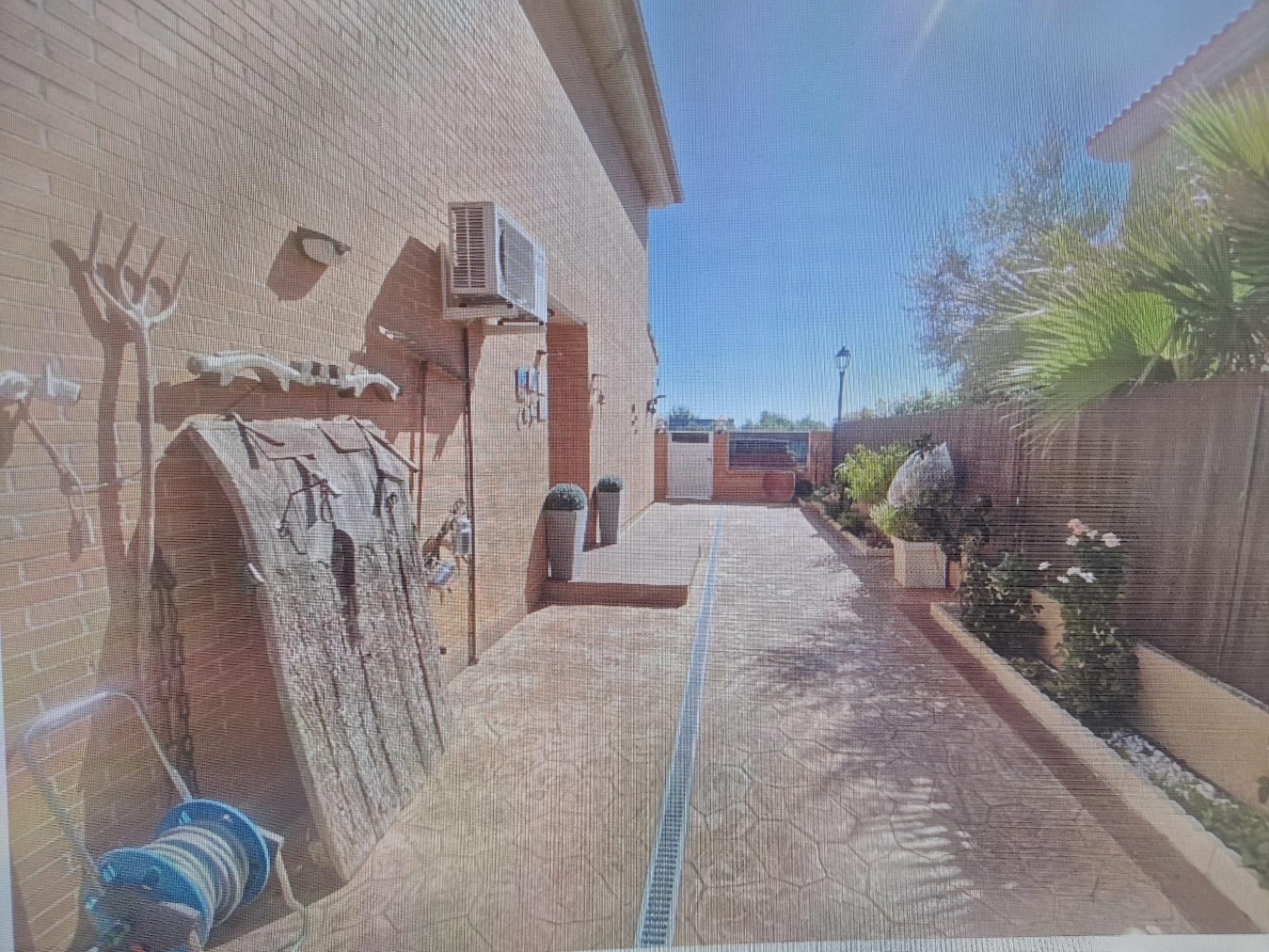 Exterior view of Single-family semi-detached for sale in Erustes  with Air Conditioner, Heating and Private garden